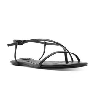 Aqua Lory Flat Strappy Sandals